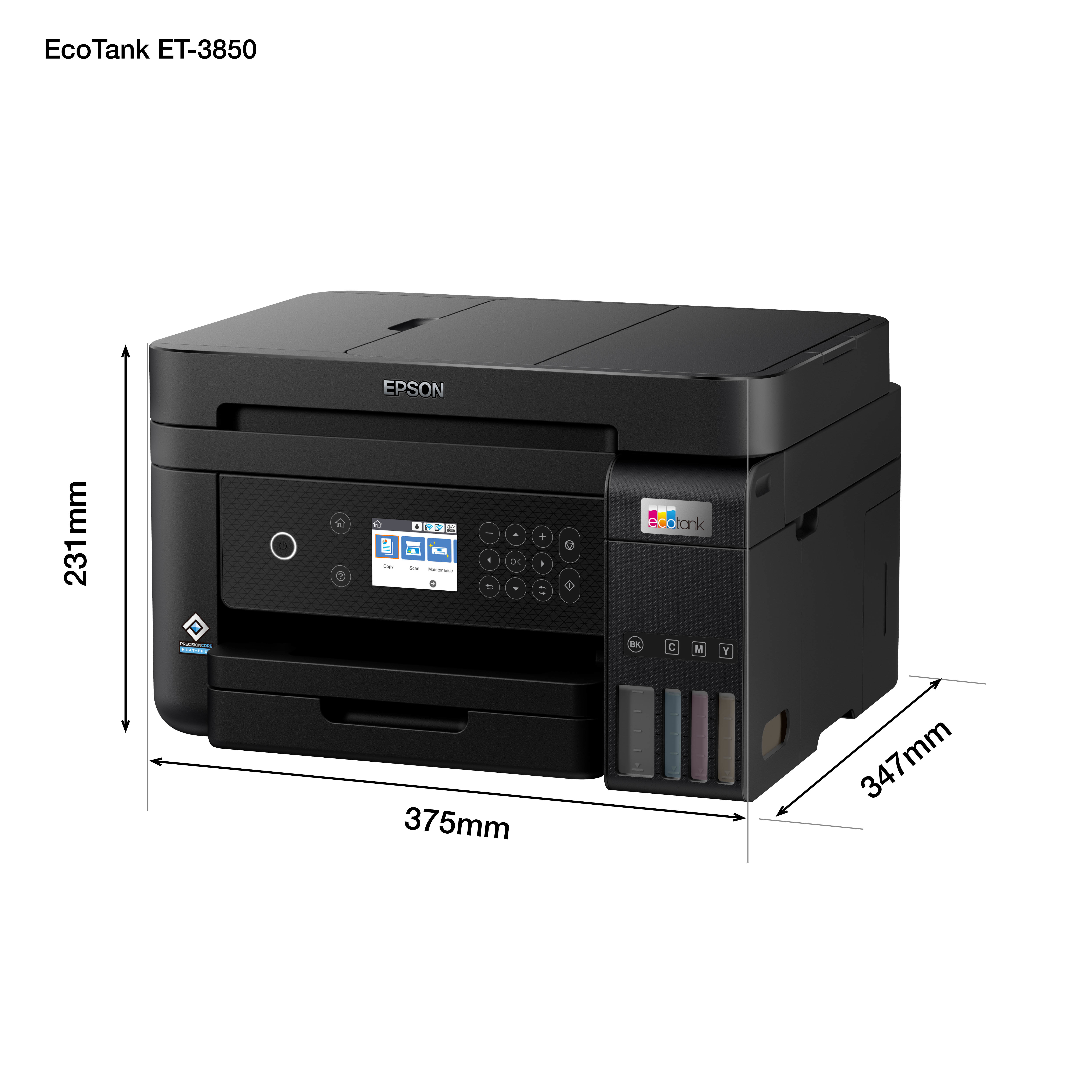 Epson - Multifunções Epson EcoTank ET-3850 Wi-Fi