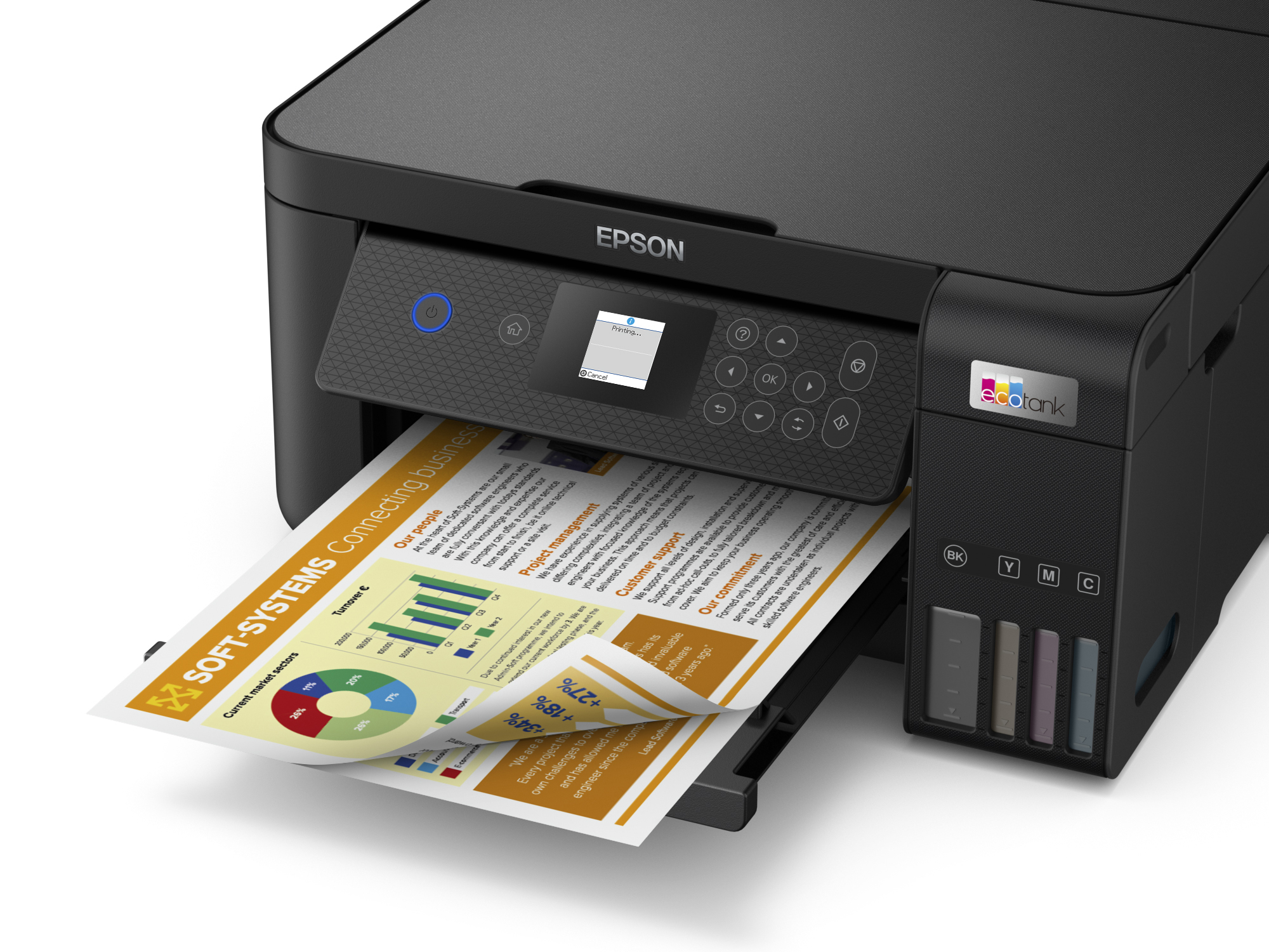 Epson - Multifunções Epson EcoTank ET-2850 Wi-Fi