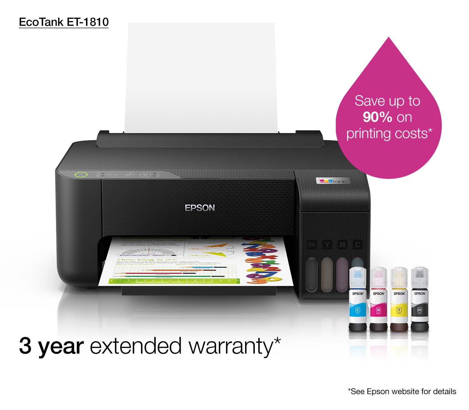 Epson - Impressora Epson EcoTank ET-1810 Wi-Fi