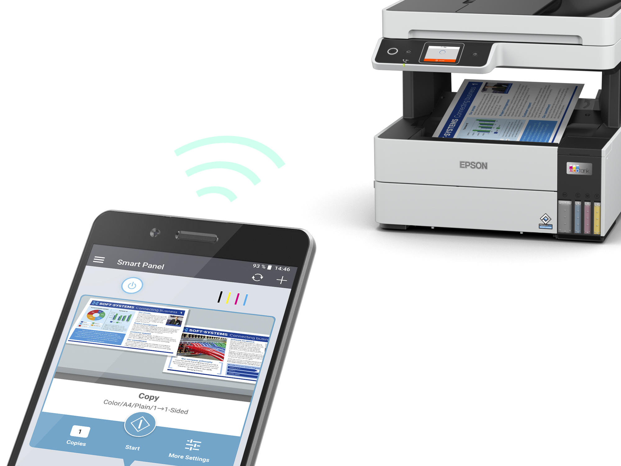 Epson - Multifunções Epson EcoTank ET-5170 Wi-Fi