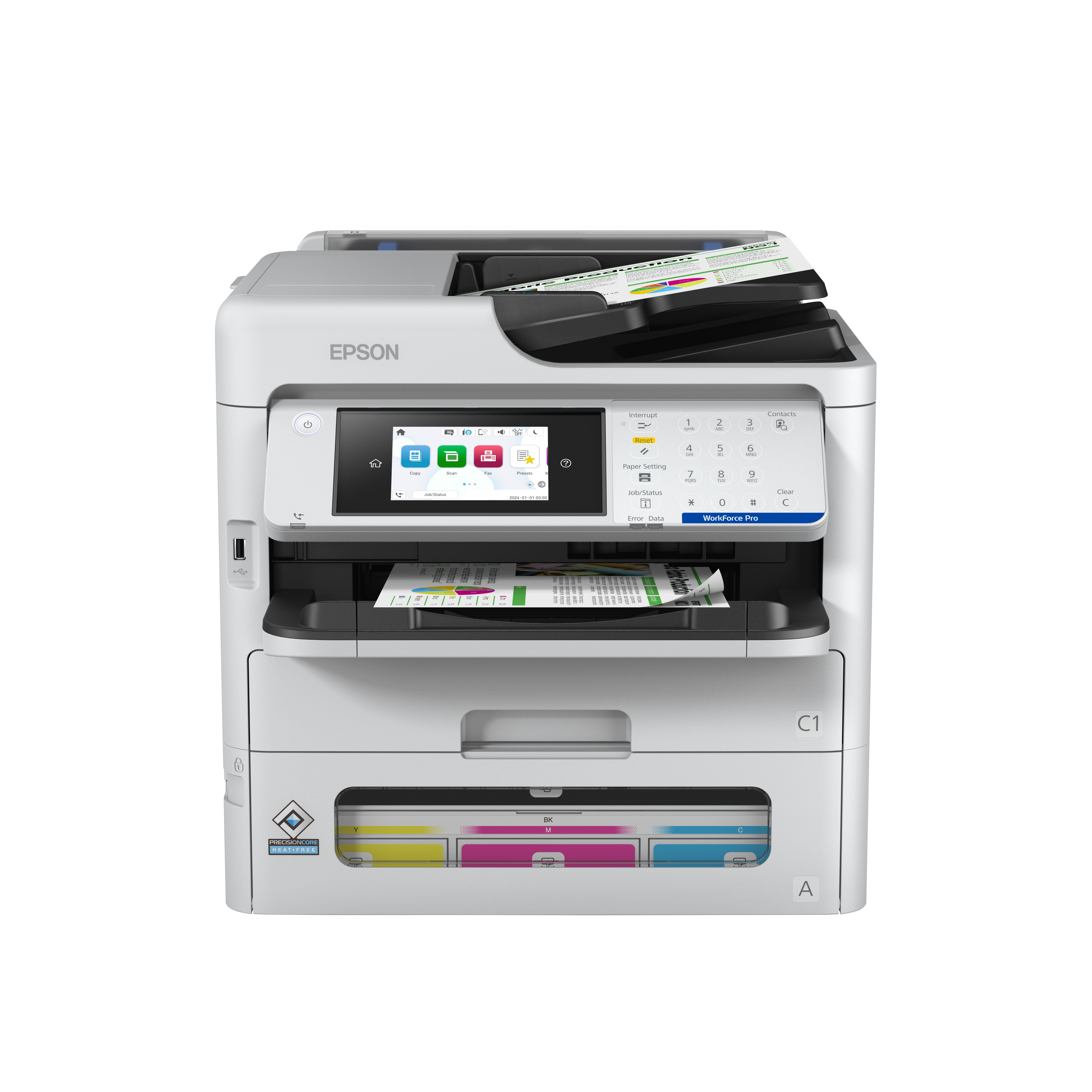Picture of Picture of Multifunções Epson WorkForce Pro EM-C800RDWF RIPS Wi-Fi