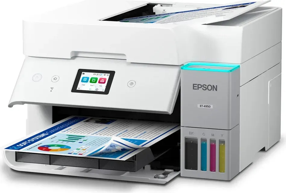 Epson - Impressora Multifunções a Jato de Tinta Epson EcoTank ET-4956 WiFi