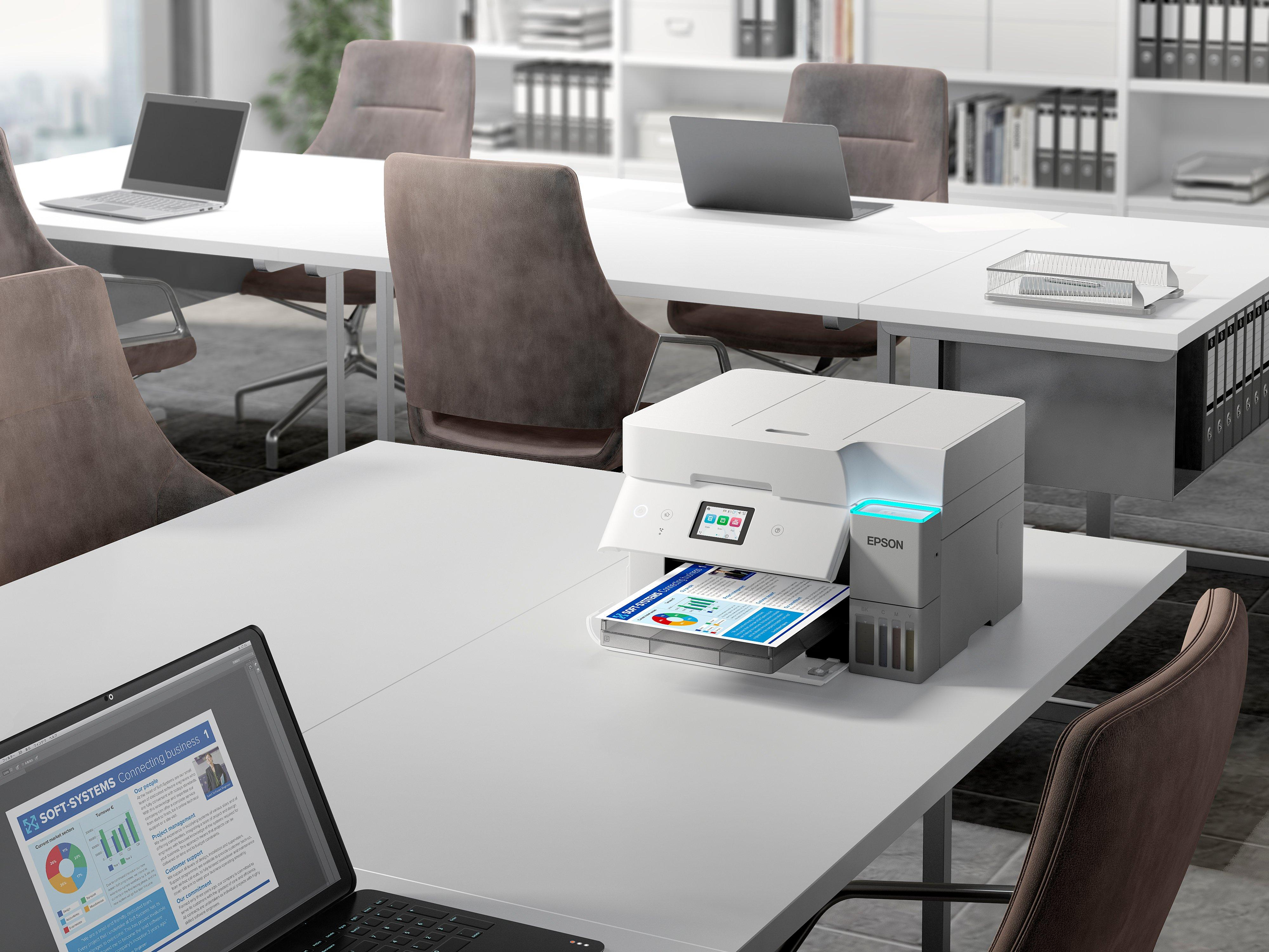 Epson - Impressora Multifunções a Jato de Tinta Epson EcoTank ET-4956 WiFi