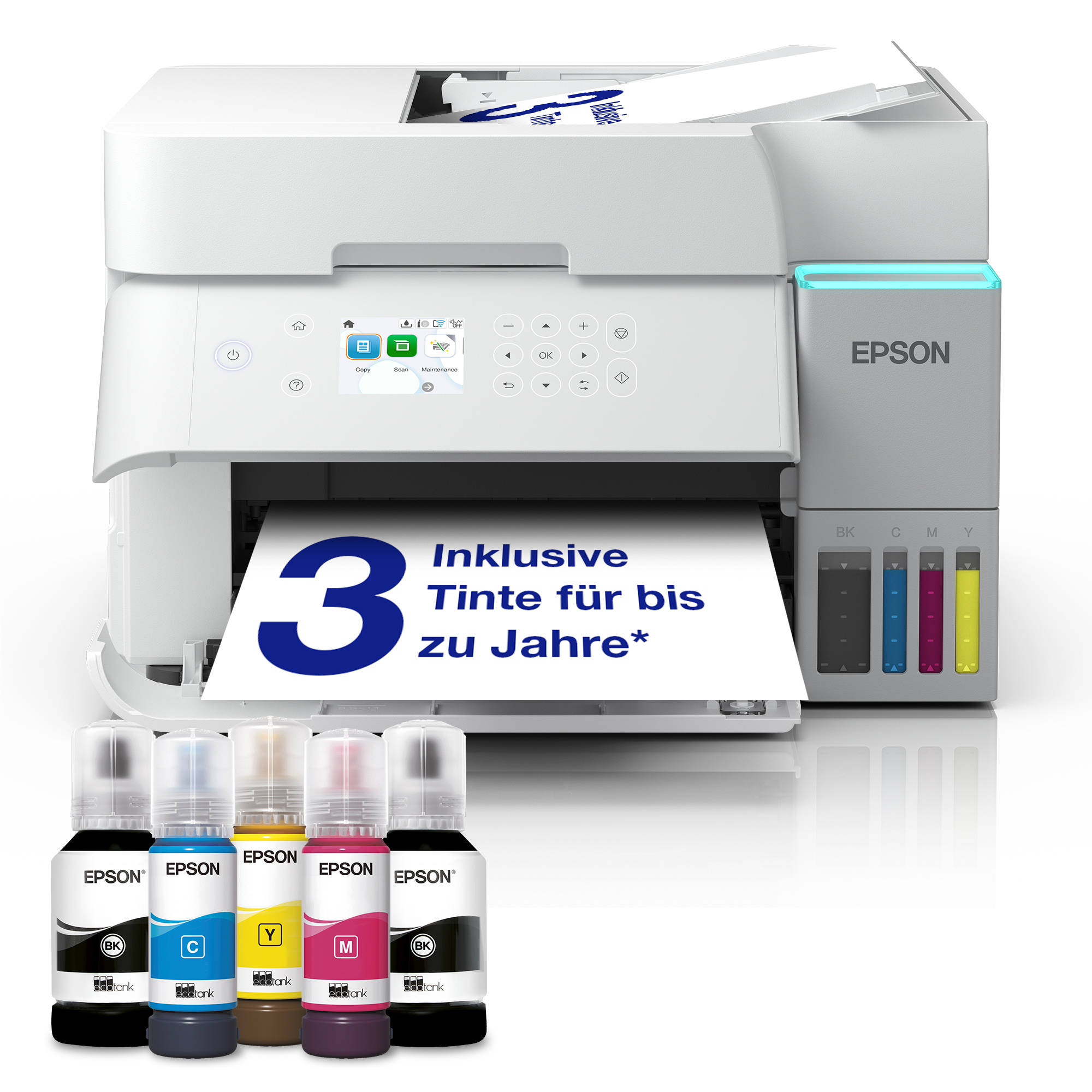 Epson - Multifuncões a Jacto de Tinta Epson EcoTank ET-3956 WiFi