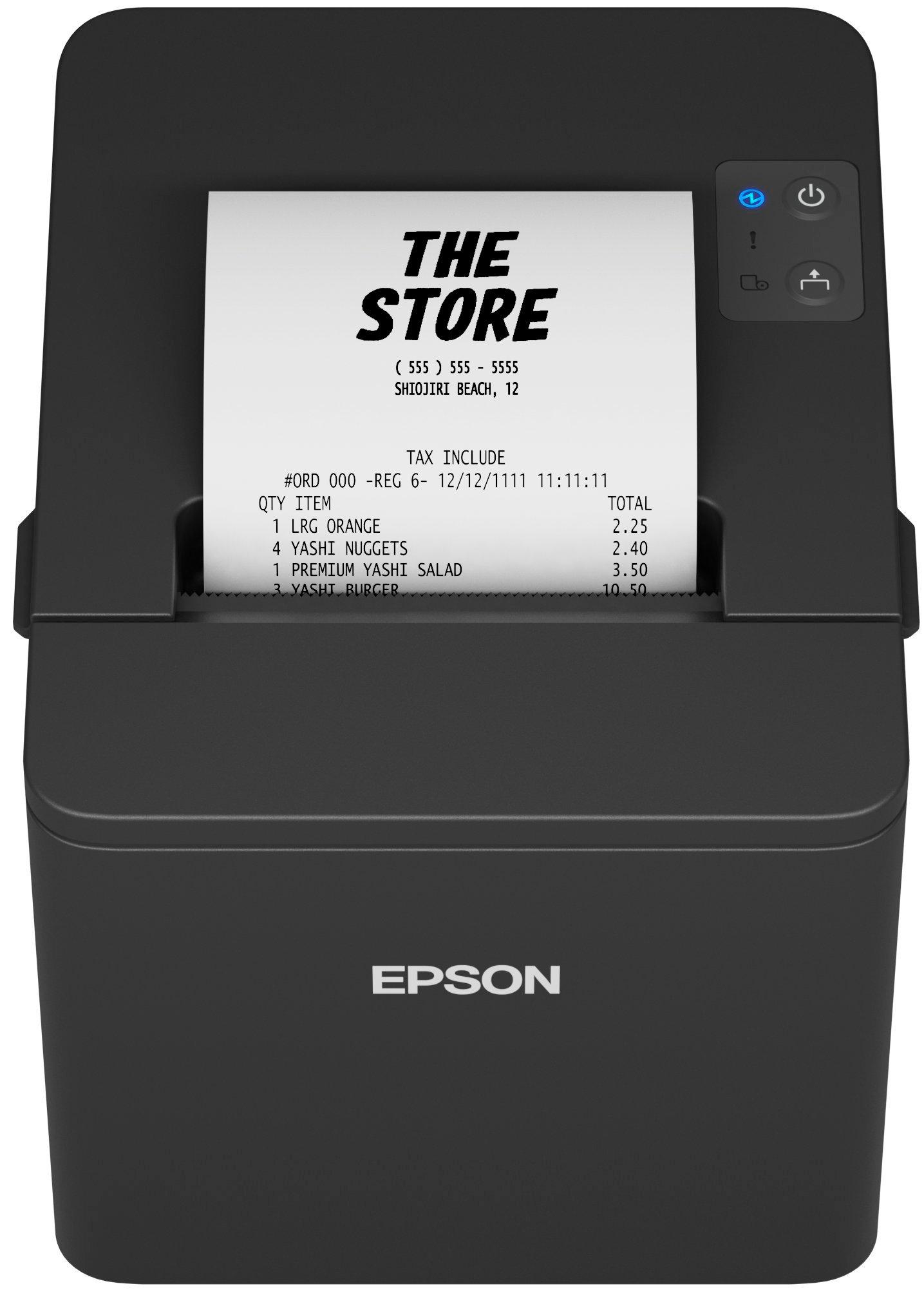 Epson - Impressora Térmica Epson TM-T20IV USB Serial Ethernet Preta