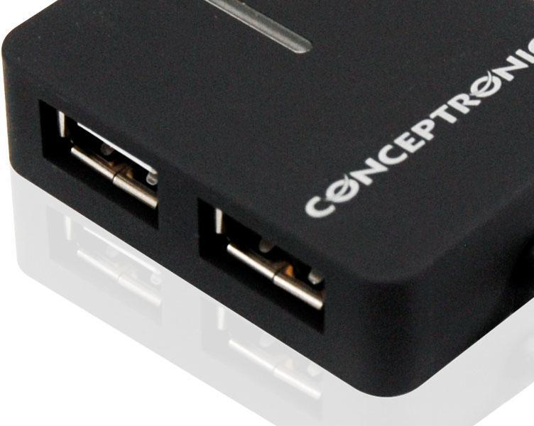 conceptronic - Hub USB Conceptronic 4 Portas Travel