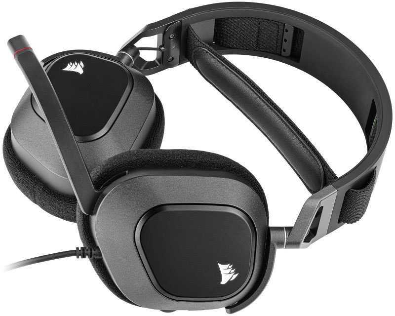 Corsair - Headset Corsair HS80 USB Preto