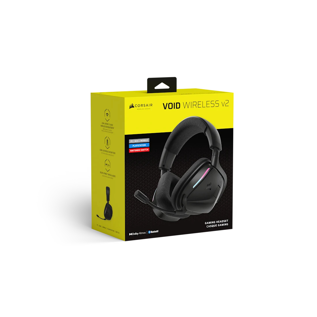 Corsair - Headset Corsair Void RGB Wireless V2 Preto