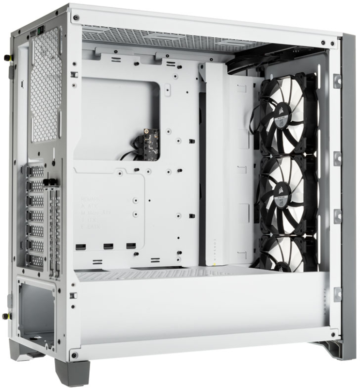 Corsair - Caixa E-ATX Corsair iCUE 4000X RGB Branco Vidro Temperado