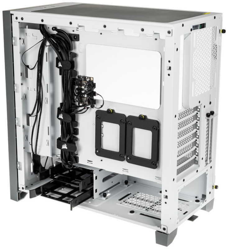 Corsair - Caixa E-ATX Corsair iCUE 4000X RGB Branco Vidro Temperado