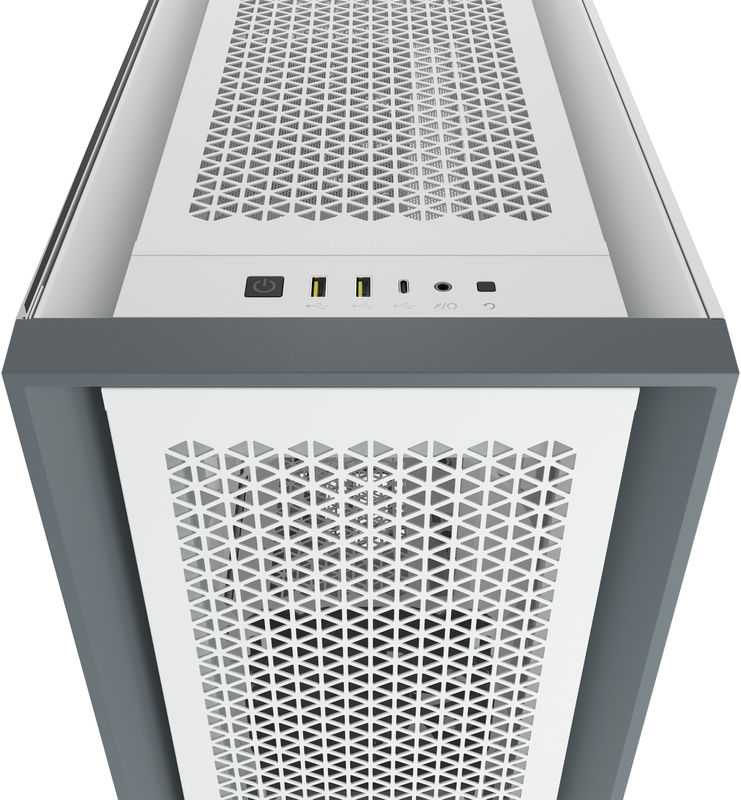 Corsair - Caixa E-ATX Corsair 5000D Airflow Branco Vidro Temperado