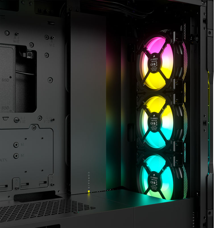 Corsair - Caixa ATX Corsair 5000T iCUE RGB Preto Vidro Temperado