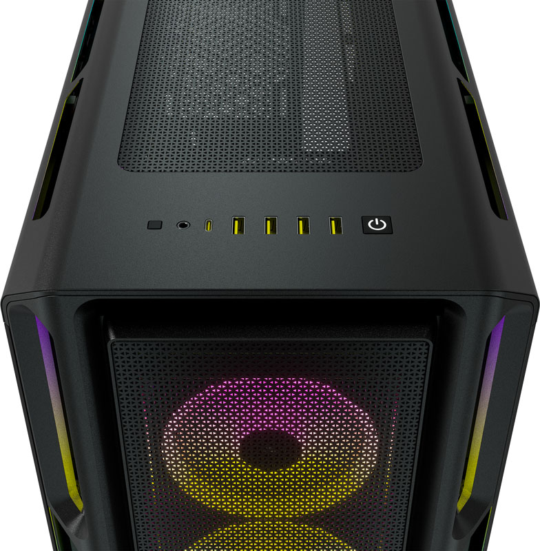 Corsair - Caixa ATX Corsair 5000T iCUE RGB Preto Vidro Temperado