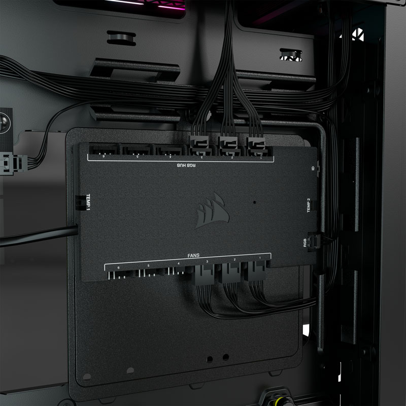Corsair - Caixa ATX Corsair 5000T iCUE RGB Preto Vidro Temperado