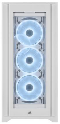 Corsair - Caixa ATX Corsair iCUE 5000X Airflow RGB Smart Branco Vidro Temperado