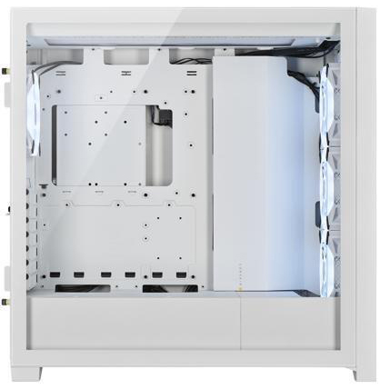 Corsair - Caixa ATX Corsair iCUE 5000X Airflow RGB Smart Branco Vidro Temperado