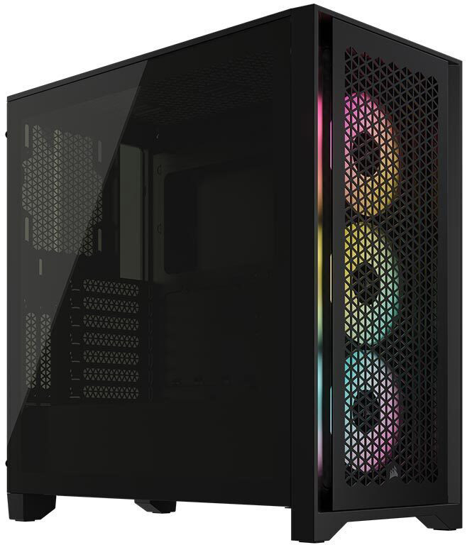 Corsair - Caixa ATX Corsair iCUE 4000D Airflow RGB Preto Vidro Temperado