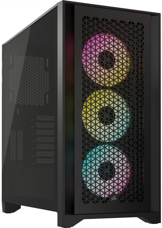 Corsair - Caixa ATX Corsair iCUE 4000D Airflow RGB Preto Vidro Temperado