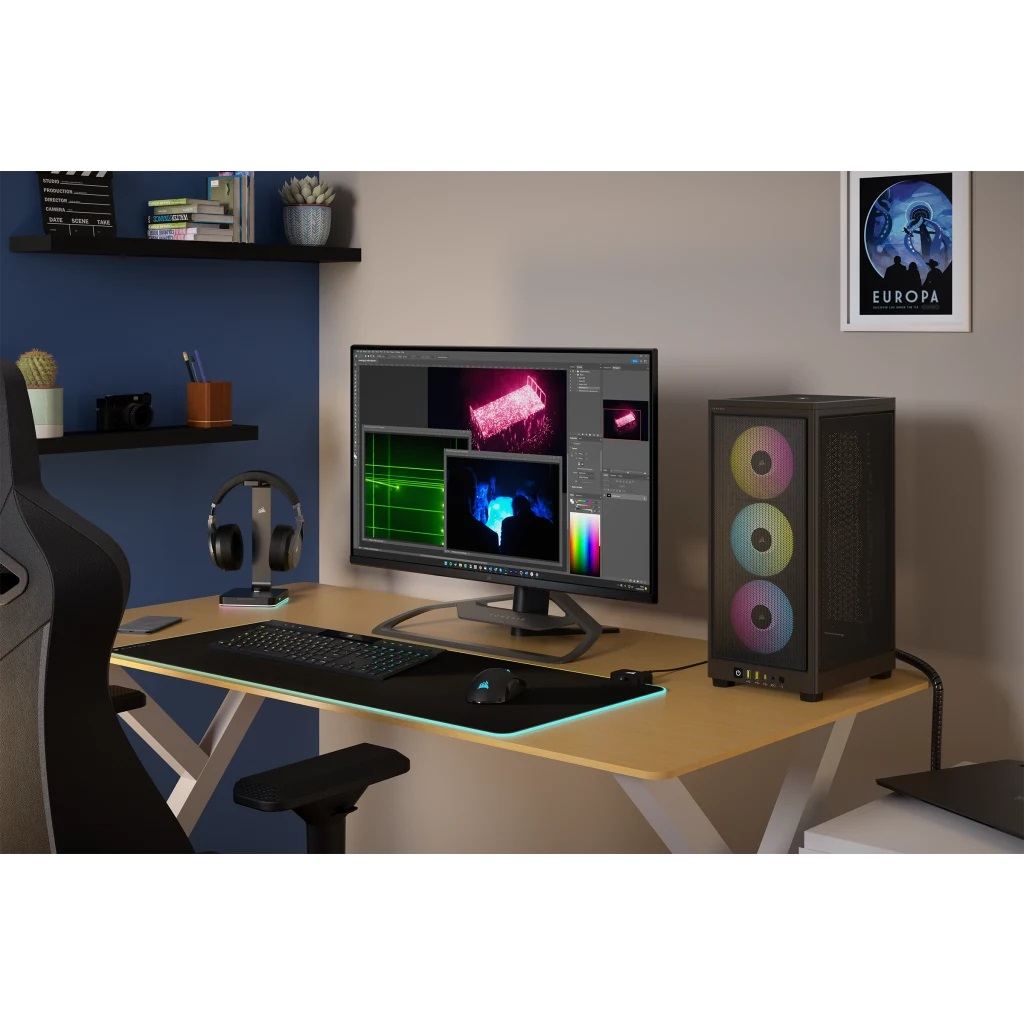 Corsair - Caixa Mini-ITX Corsair iCUE 2000D RGB Airflow Preto