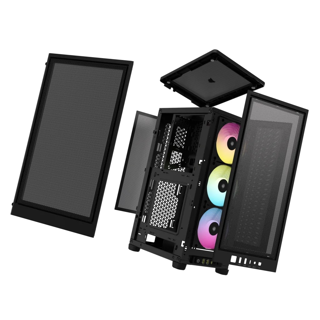 Corsair - Caixa Mini-ITX Corsair iCUE 2000D RGB Airflow Preto
