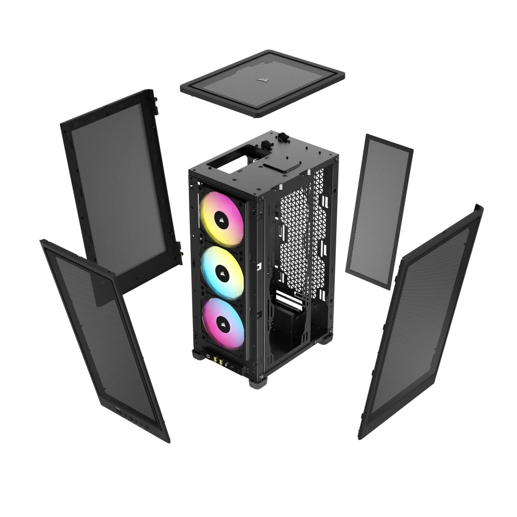 Corsair - Caixa Mini-ITX Corsair iCUE 2000D RGB Airflow Preto