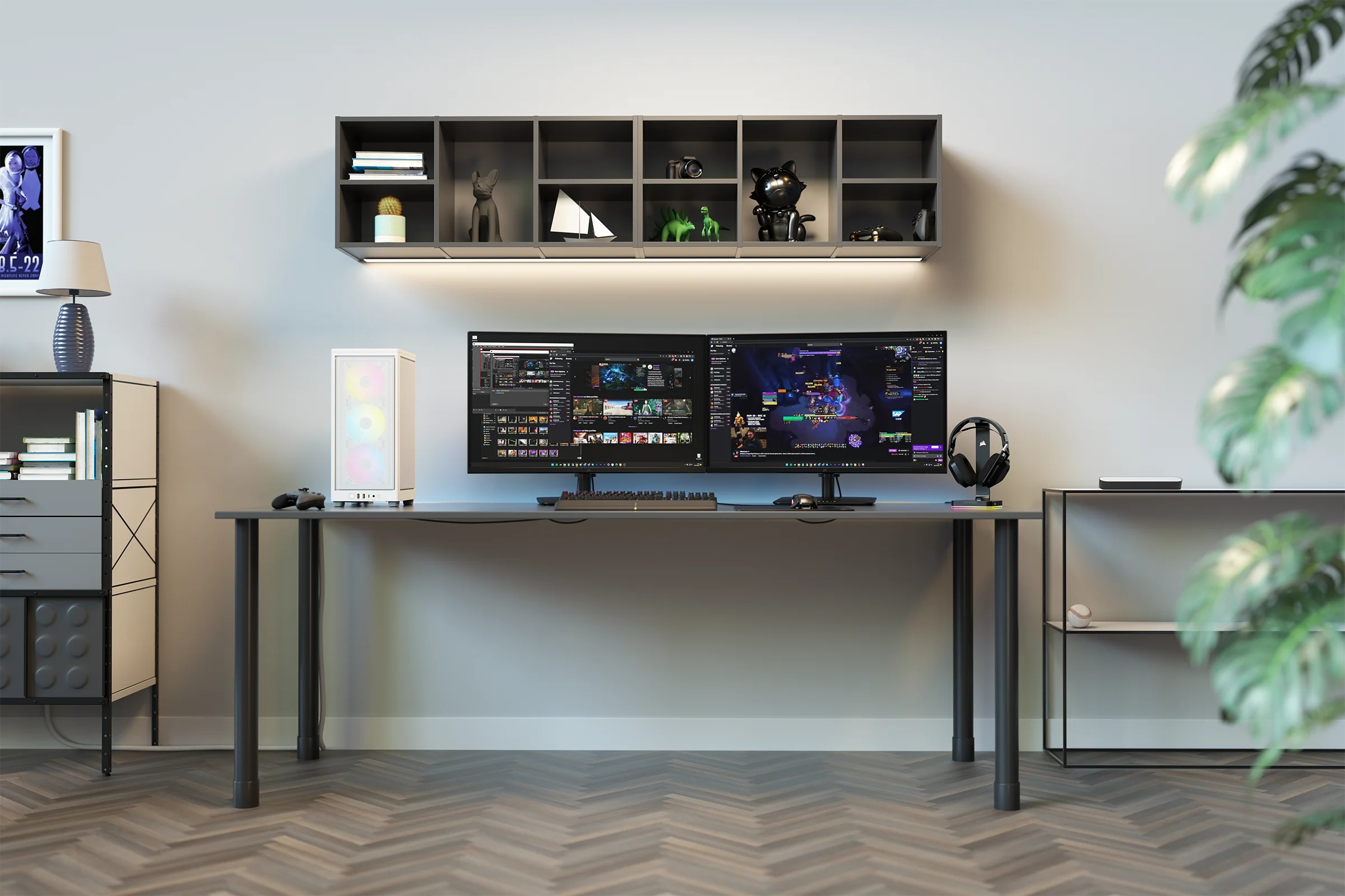 Corsair - Caixa Mini-ITX Corsair iCUE 2000D RGB Airflow Branco