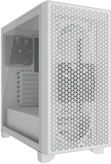 Picture of Picture of Caixa ATX Corsair 3000D Airflow Branca Vidro Temperado