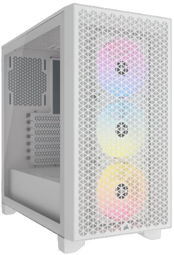 Picture of Picture of Caixa ATX Corsair 3000D Airflow RGB Branca Vidro Temperado