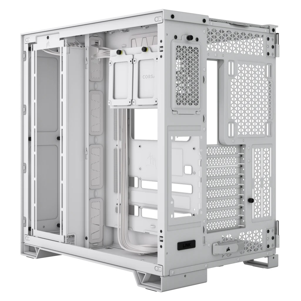 Corsair - Caixa ATX Corsair 6500D Airflow Branca Vidro Temperado