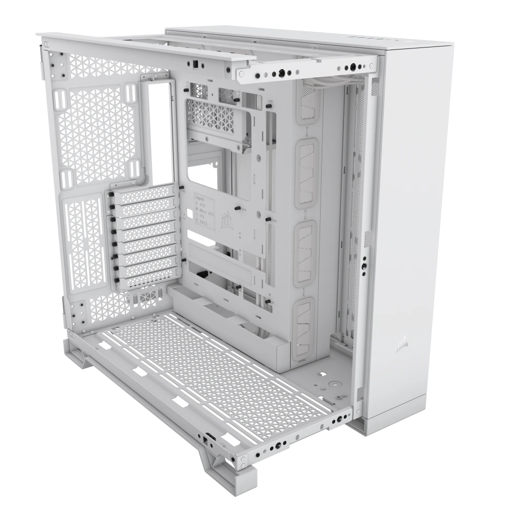 Corsair - Caixa ATX Corsair 6500D Airflow Branca Vidro Temperado