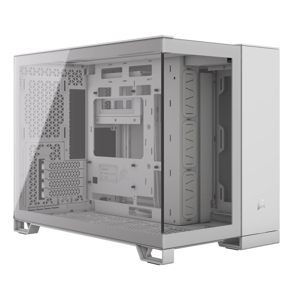 Corsair - Caixa Micro-ATX Corsair 2500X Branca Vidro Temperado