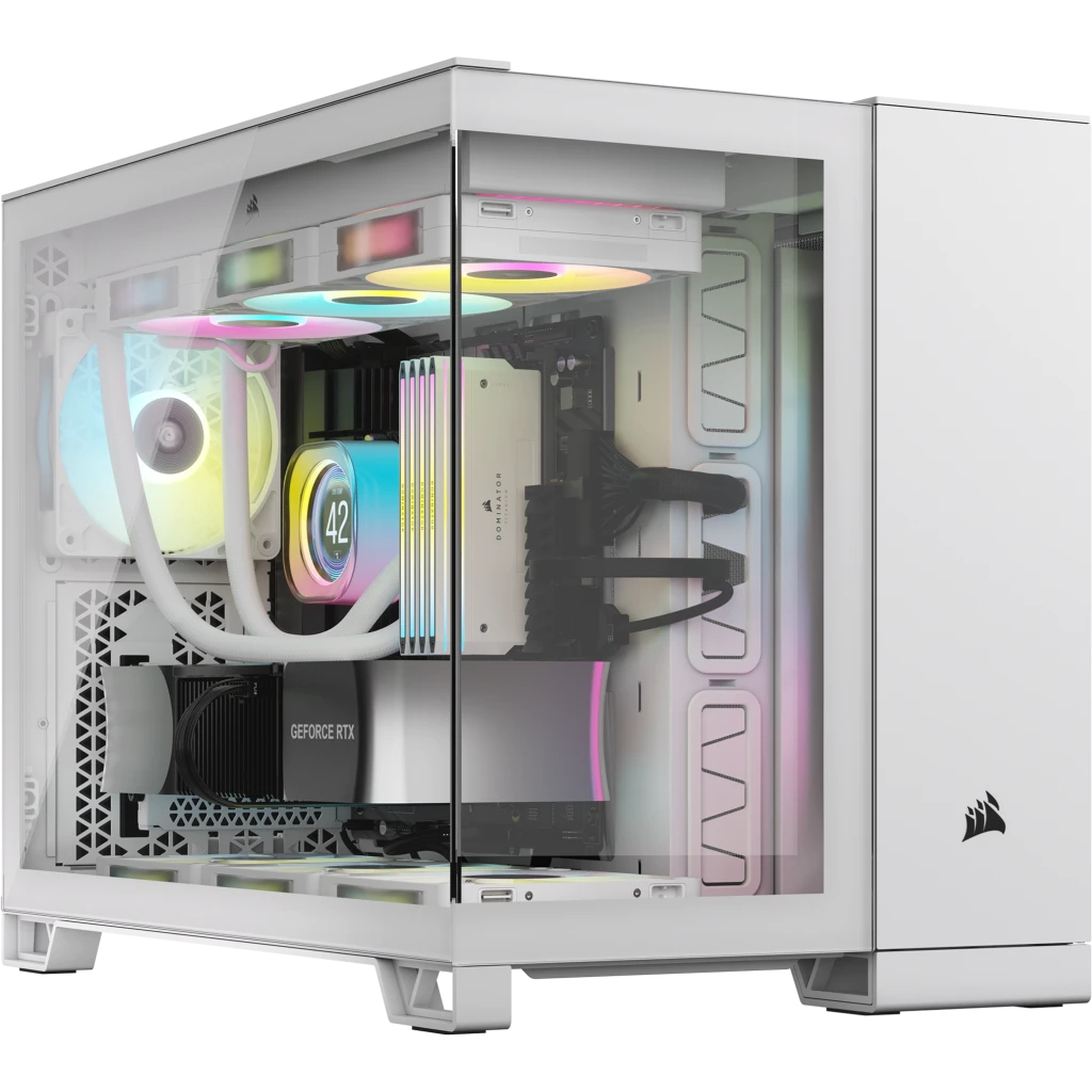 Picture of Picture of Caixa Micro-ATX Corsair 2500X Branca Vidro Temperado