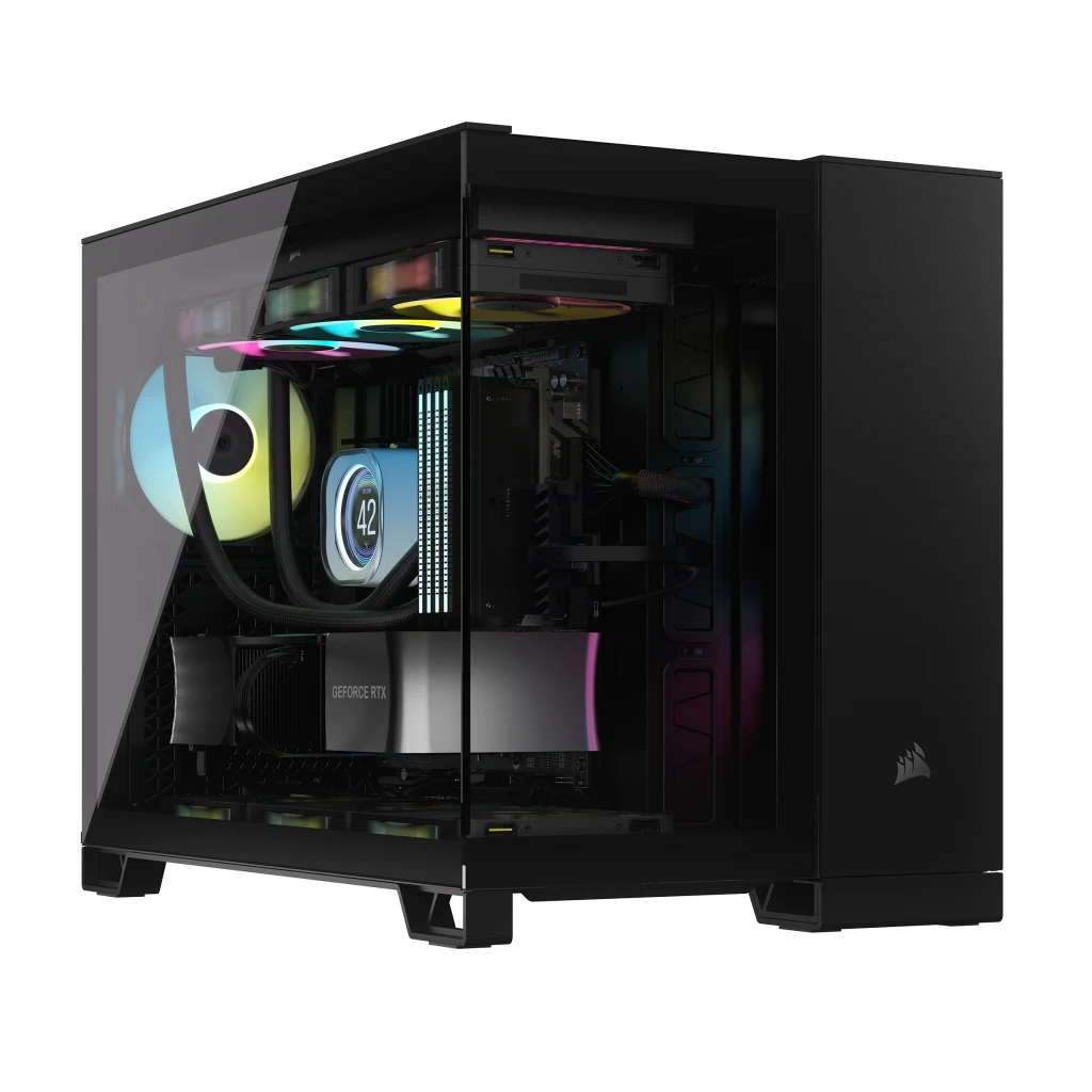 Corsair - Caixa Micro-ATX Corsair 2500X LINK Preta Vidro Temperado