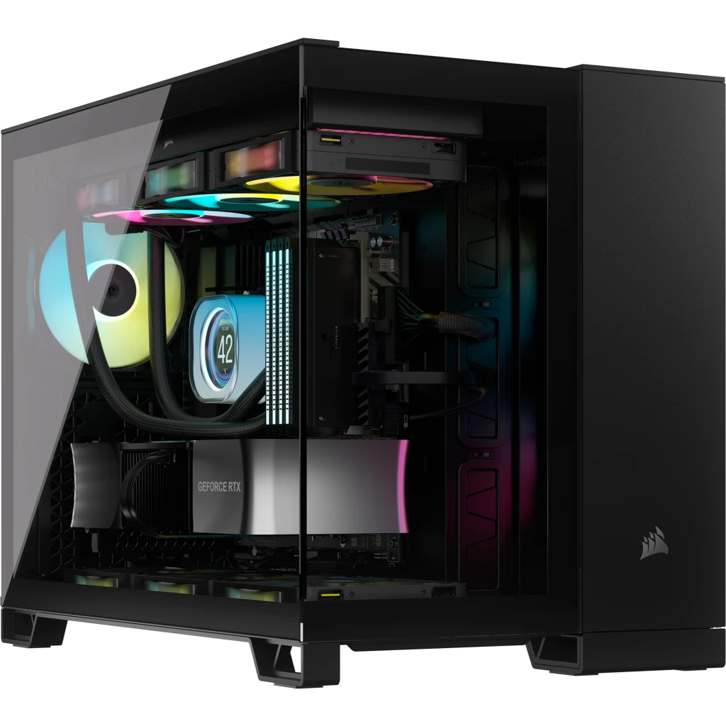 Corsair - Caixa Micro-ATX Corsair 2500X LINK Preta Vidro Temperado