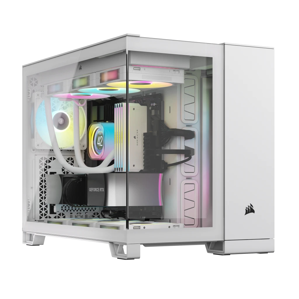 Picture of Picture of Caixa Micro-ATX Corsair 2500X LINK Branca Vidro Temperado