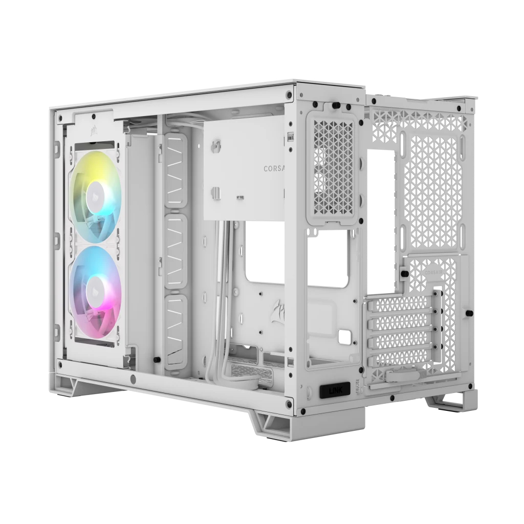 Corsair - Caixa Micro-ATX Corsair 2500X LINK Branca Vidro Temperado