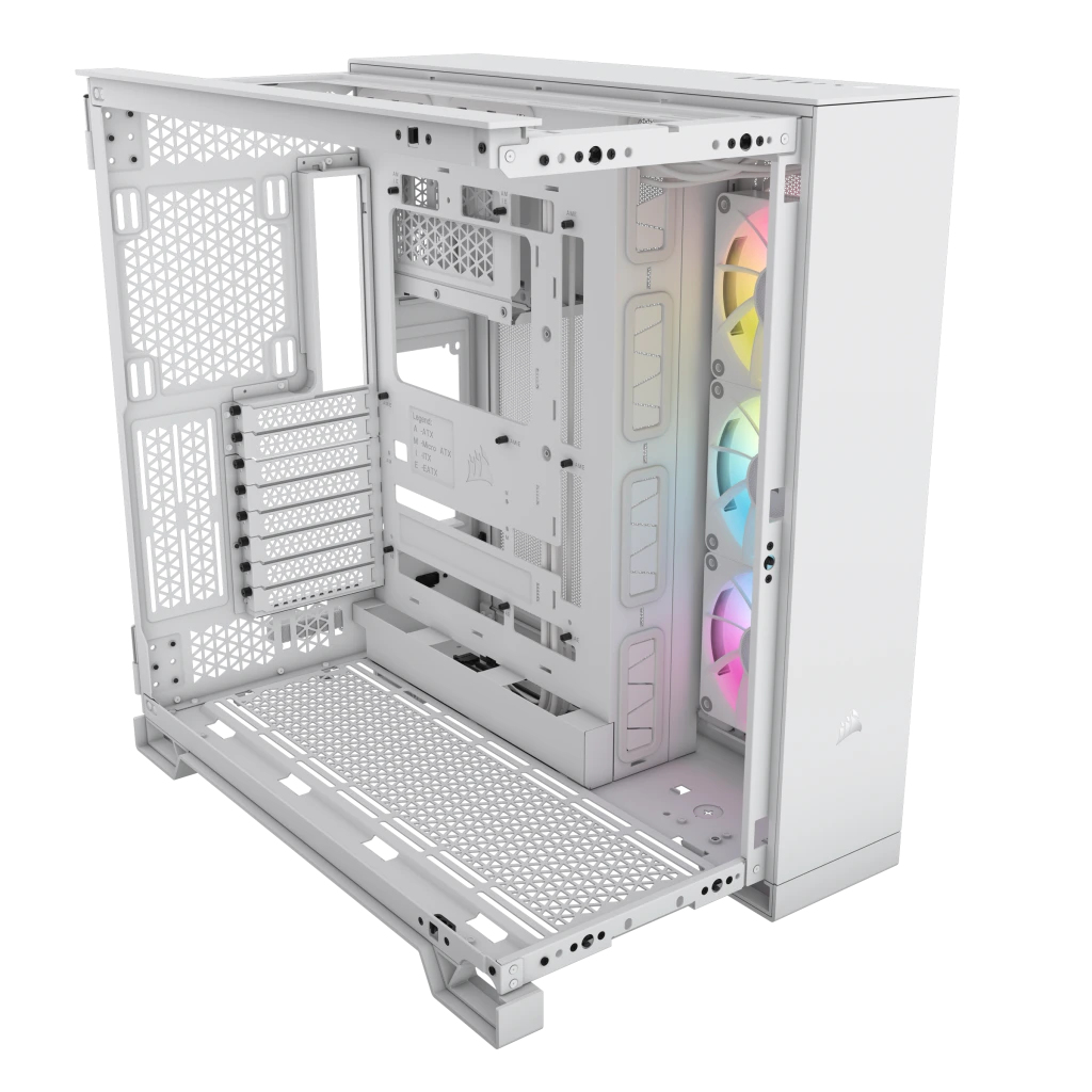 Picture of Picture of Caixa ATX Corsair iCue LINK 6500X Branca Vidro Temperado