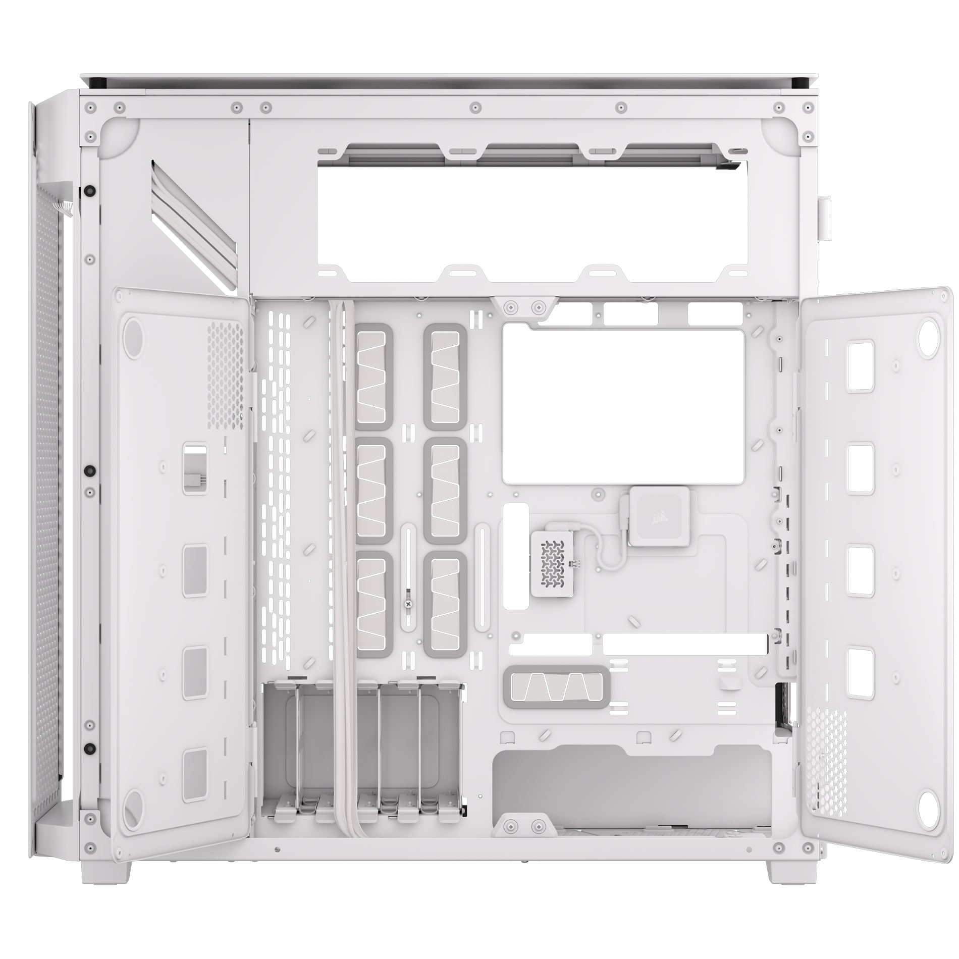 Corsair - Caixa E-ATX Corsair 9000D RGB Airflow Branca Vidro Temperado