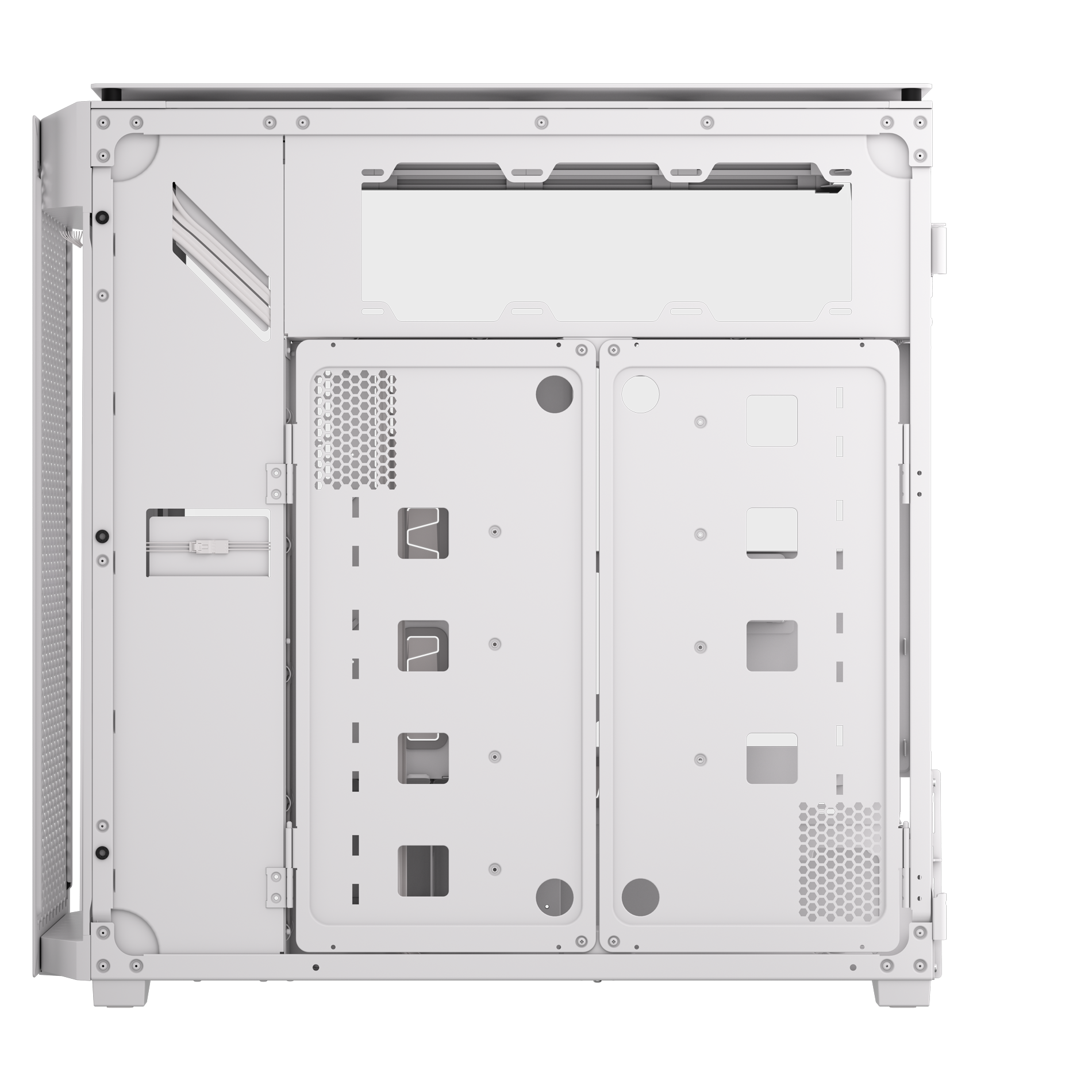Corsair - Caixa E-ATX Corsair 9000D RGB Airflow Branca Vidro Temperado