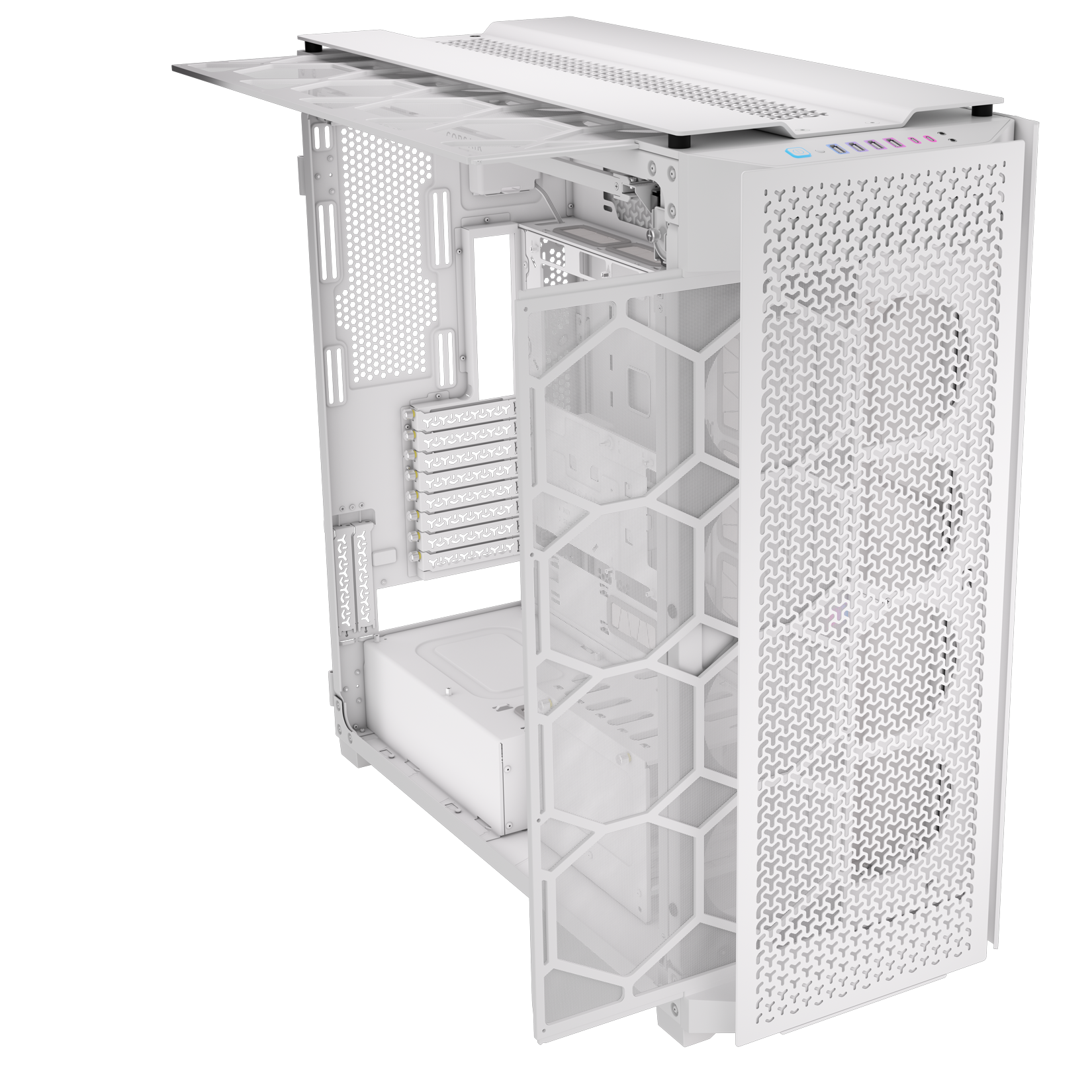 Corsair - Caixa E-ATX Corsair 9000D RGB Airflow Branca Vidro Temperado