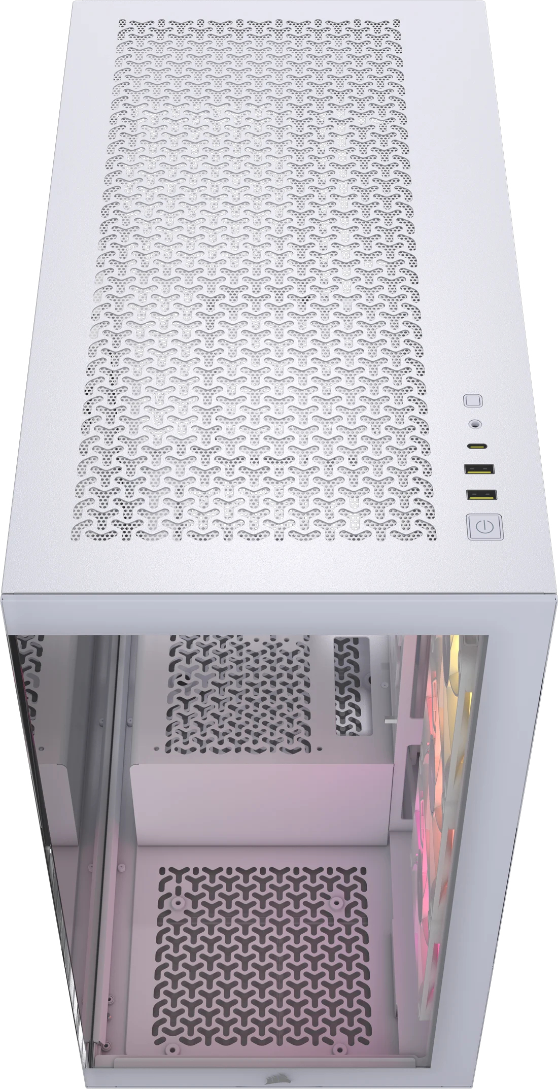 Picture of Picture of Caixa ATX Corsair iCUE LINK 3500X RGB Branca Vidro Temperado