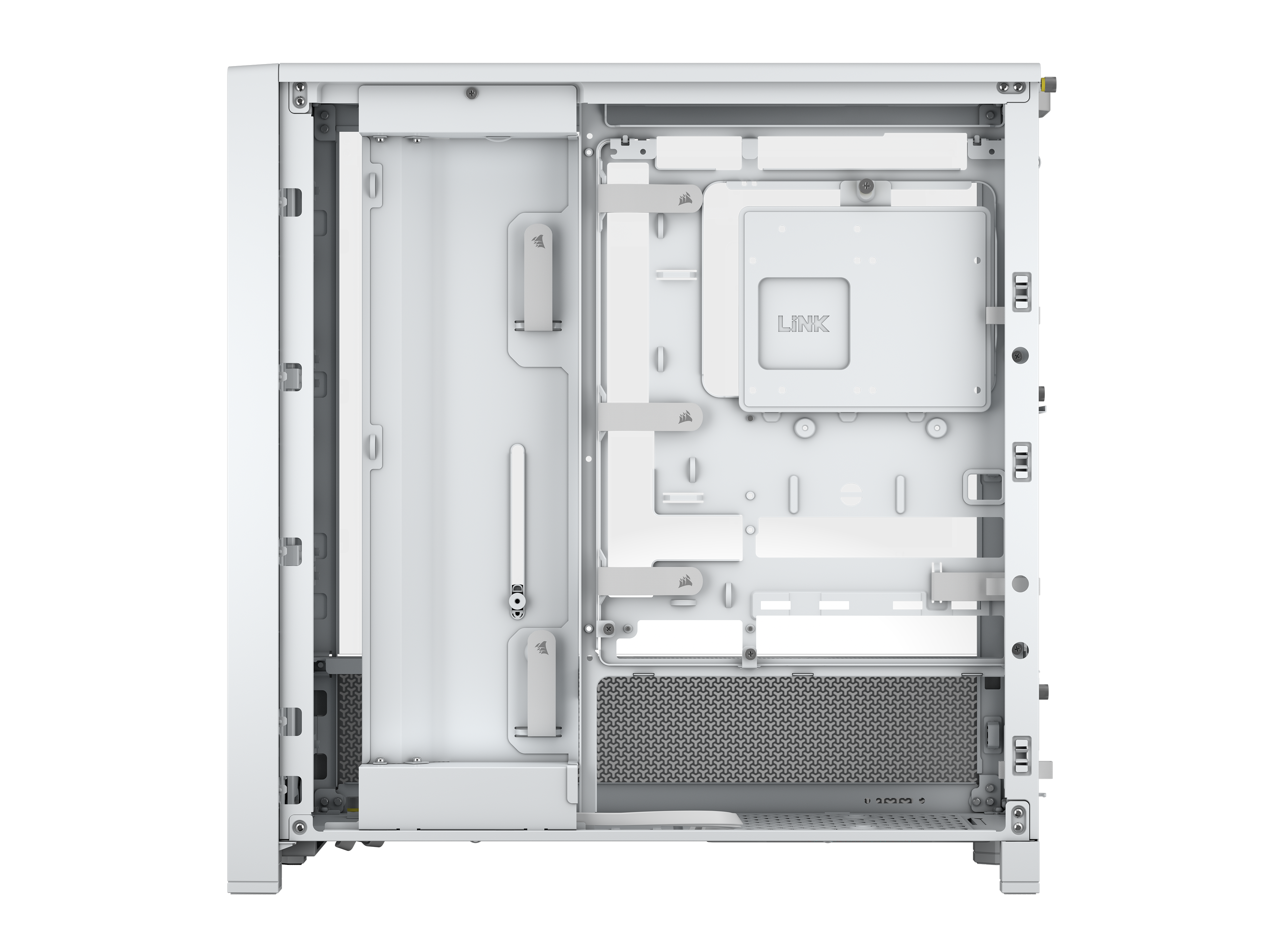 Corsair - Caixa ATX Corsair Frame 4000D Performance Branco Vidro Temperado