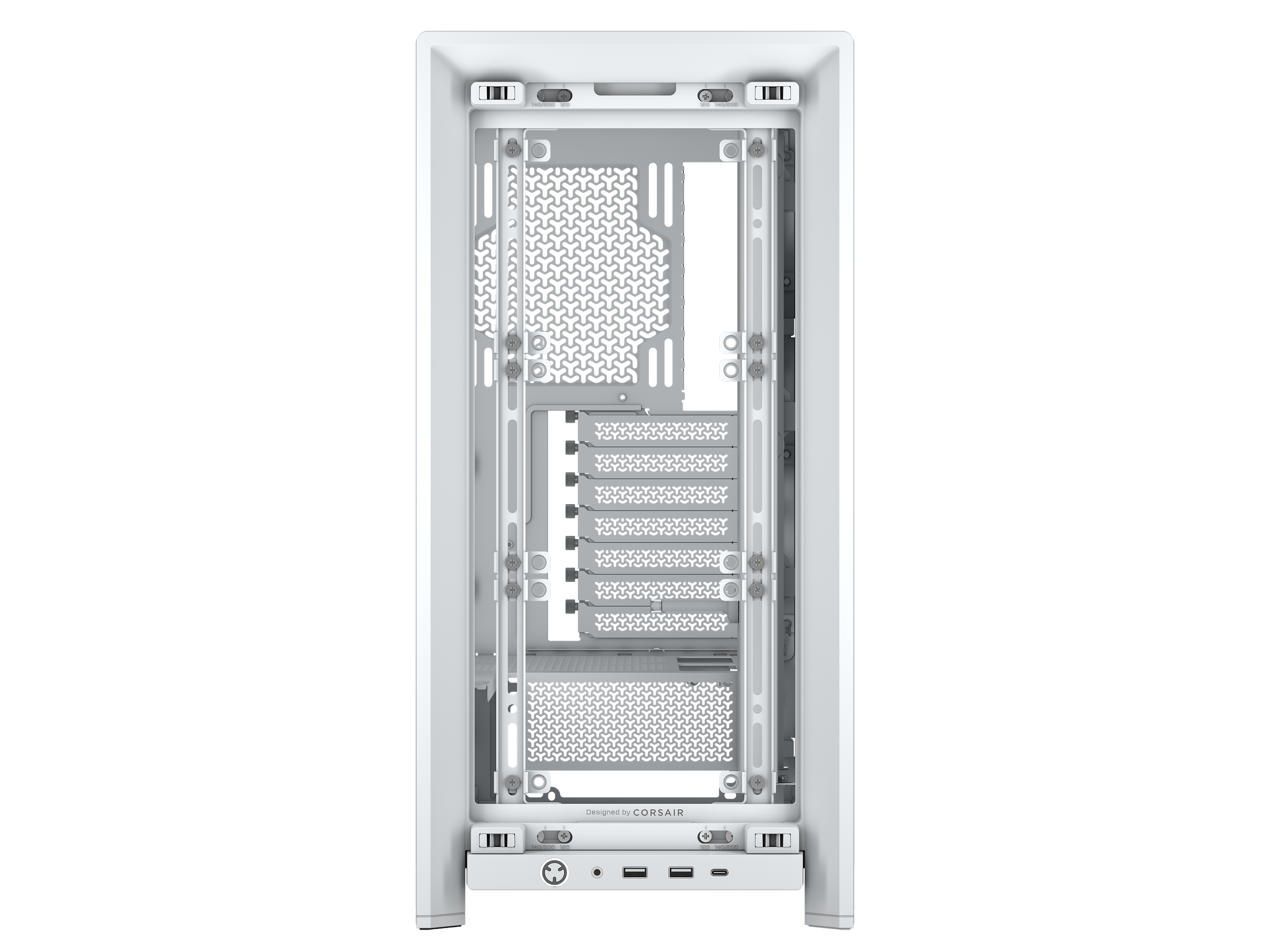 Corsair - Caixa ATX Corsair Frame 4000D Performance Branco Vidro Temperado
