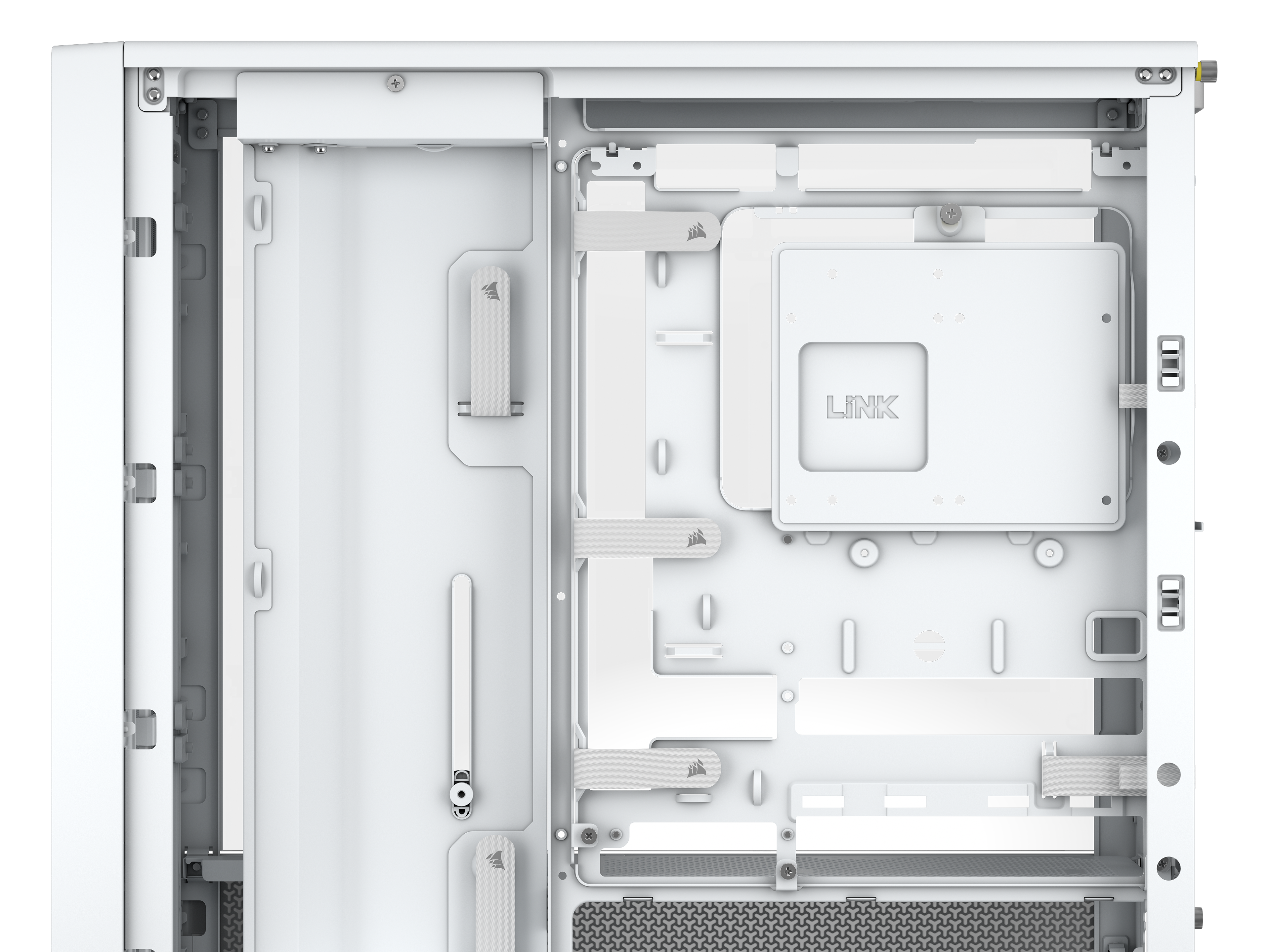 Corsair - Caixa ATX Corsair Frame 4000D Performance Branco Vidro Temperado