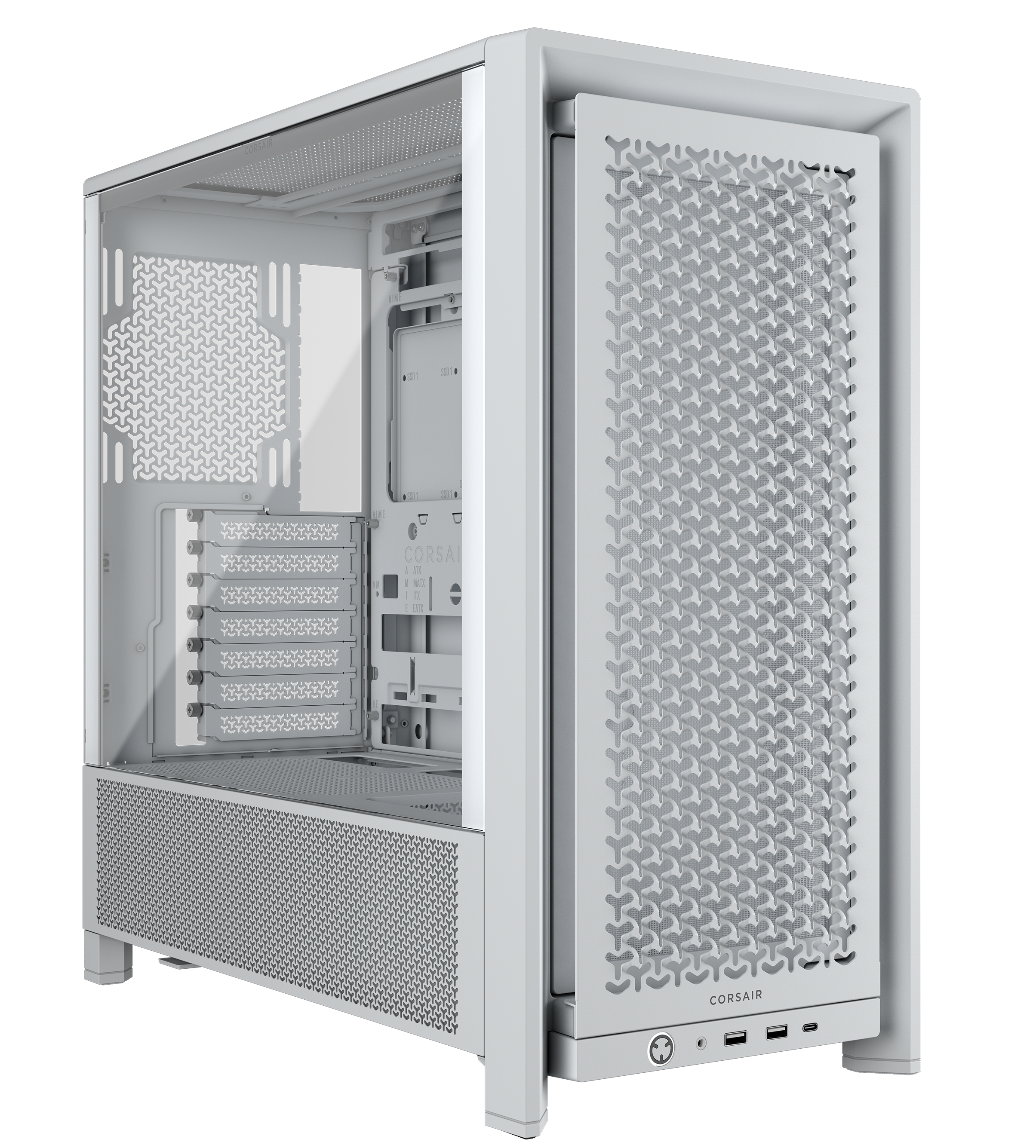 Picture of Picture of Caixa ATX Corsair Frame 4000D Performance Branco Vidro Temperado