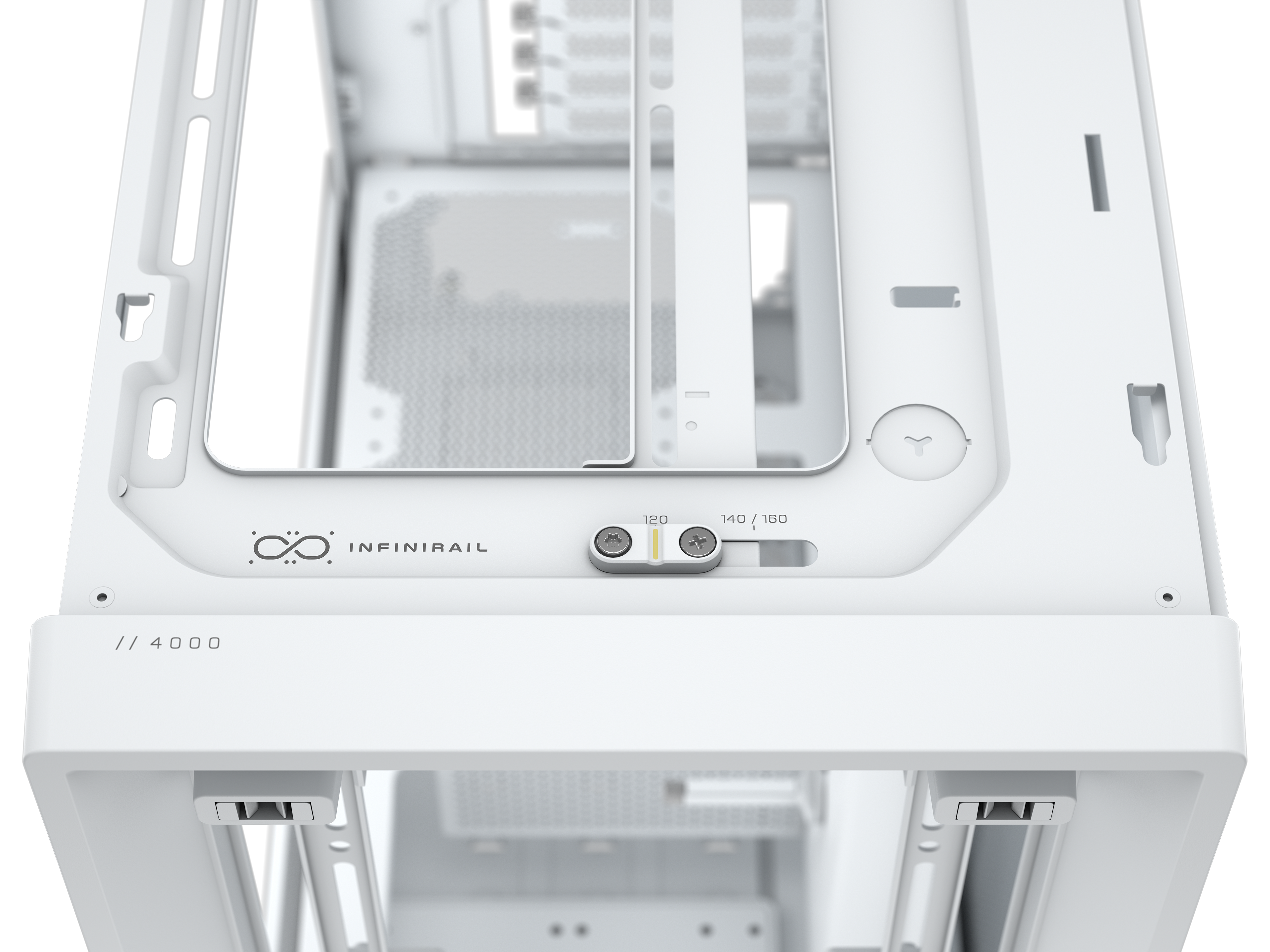 Corsair - Caixa ATX Corsair Frame 4000D Performance Branco Vidro Temperado