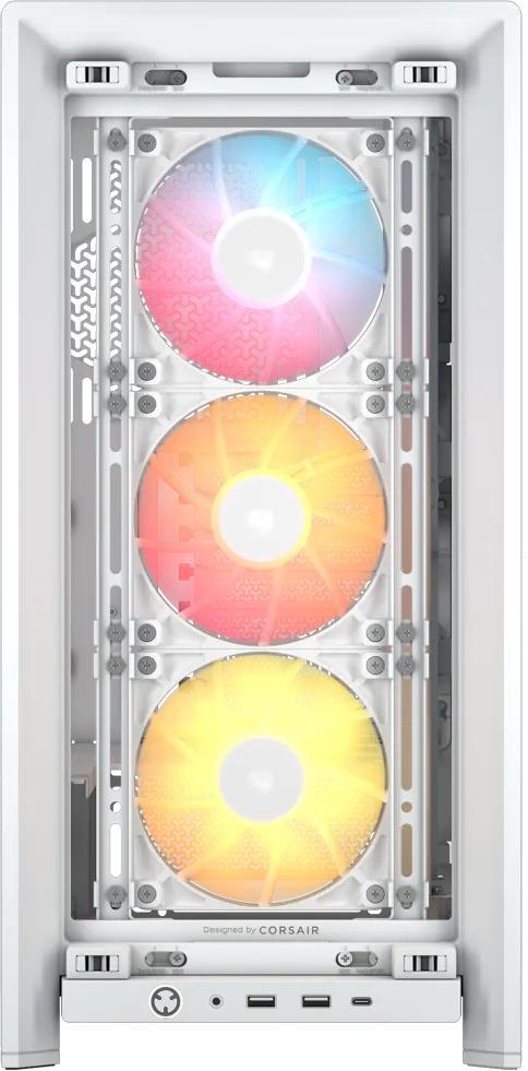 Picture of Picture of Caixa ATX Corsair Frame 4000D RS ARGB Branco Vidro Temperado