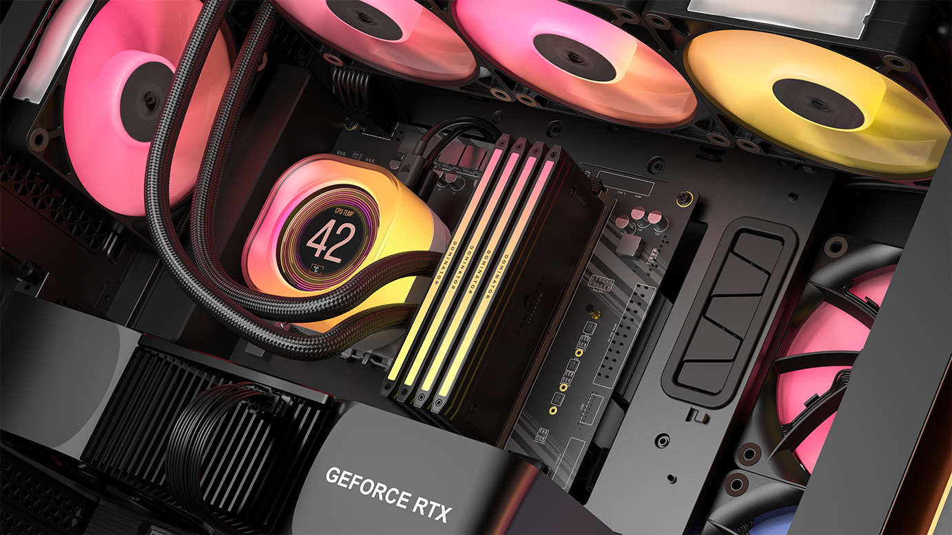 Corsair - Caixa E-ATX Corsair 5000T LX ARGB Preto Vidro Temperado