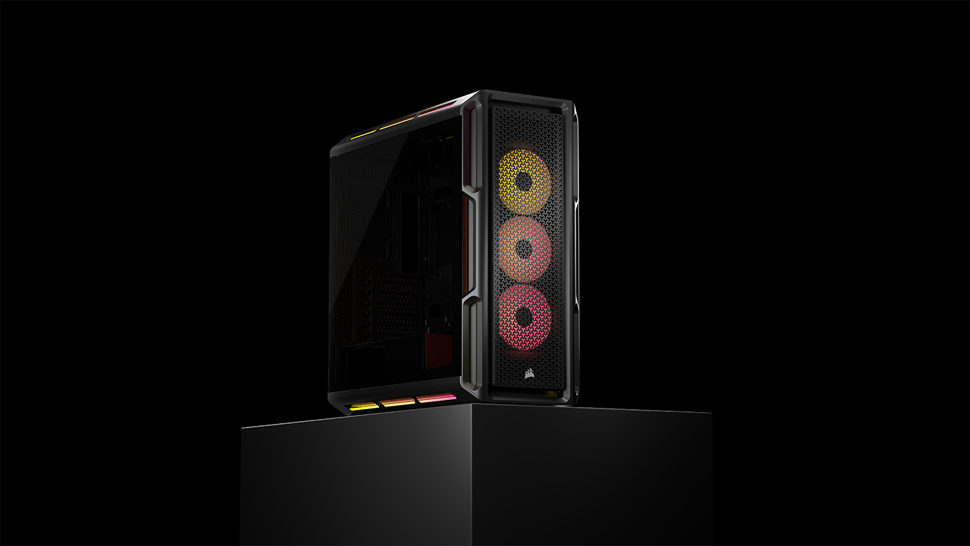 Corsair - Caixa E-ATX Corsair 5000T LX ARGB Preto Vidro Temperado