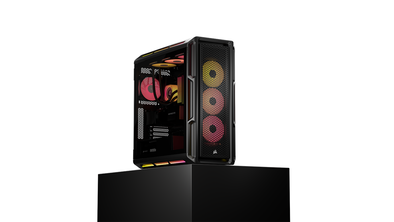 Corsair - Caixa E-ATX Corsair 5000T LX ARGB Preto Vidro Temperado